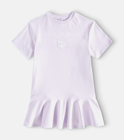 Cotton-blend dress