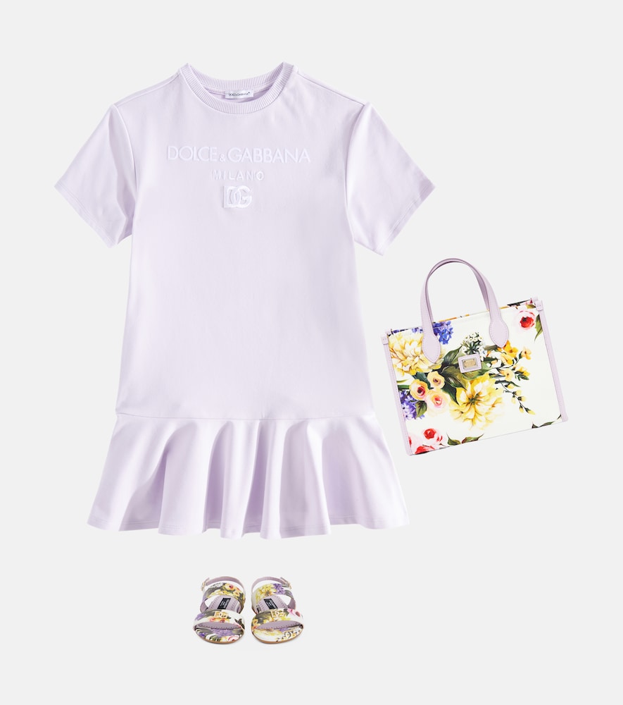 Cotton-blend dress