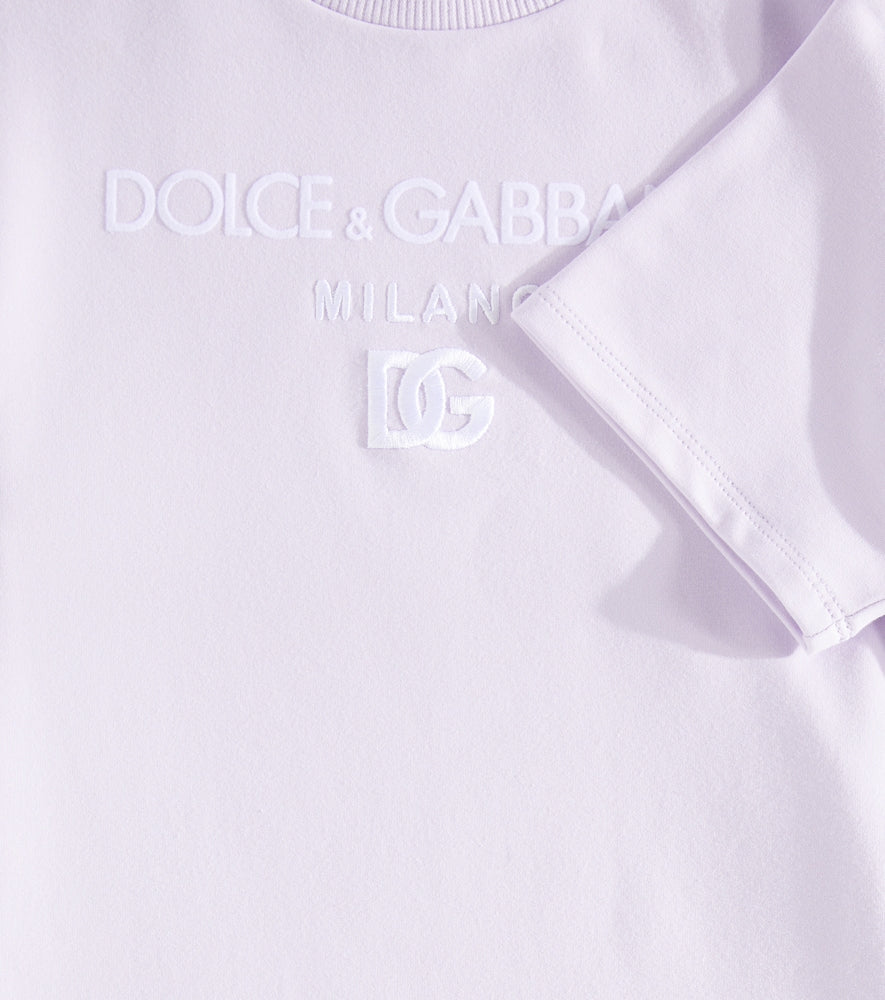 Cotton-blend dress