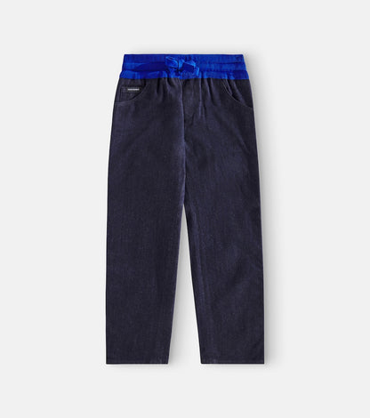 Logo denim sweatpants