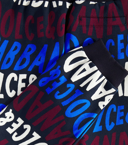 Logo cotton sweatpants