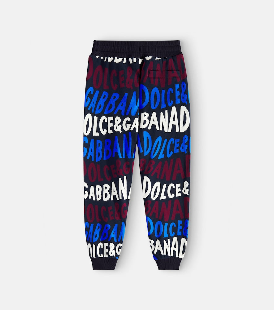 Logo cotton sweatpants