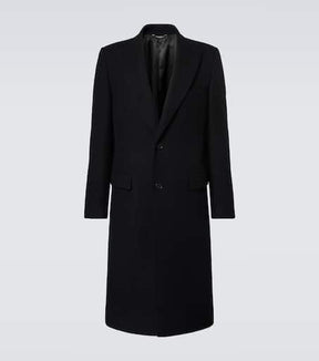 Wool-blend overcoat