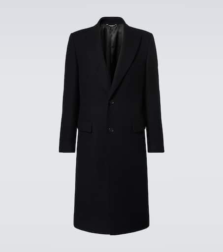 Wool-blend overcoat