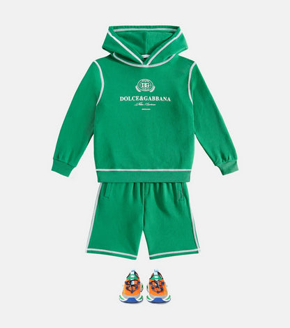 Logo cotton hoodie