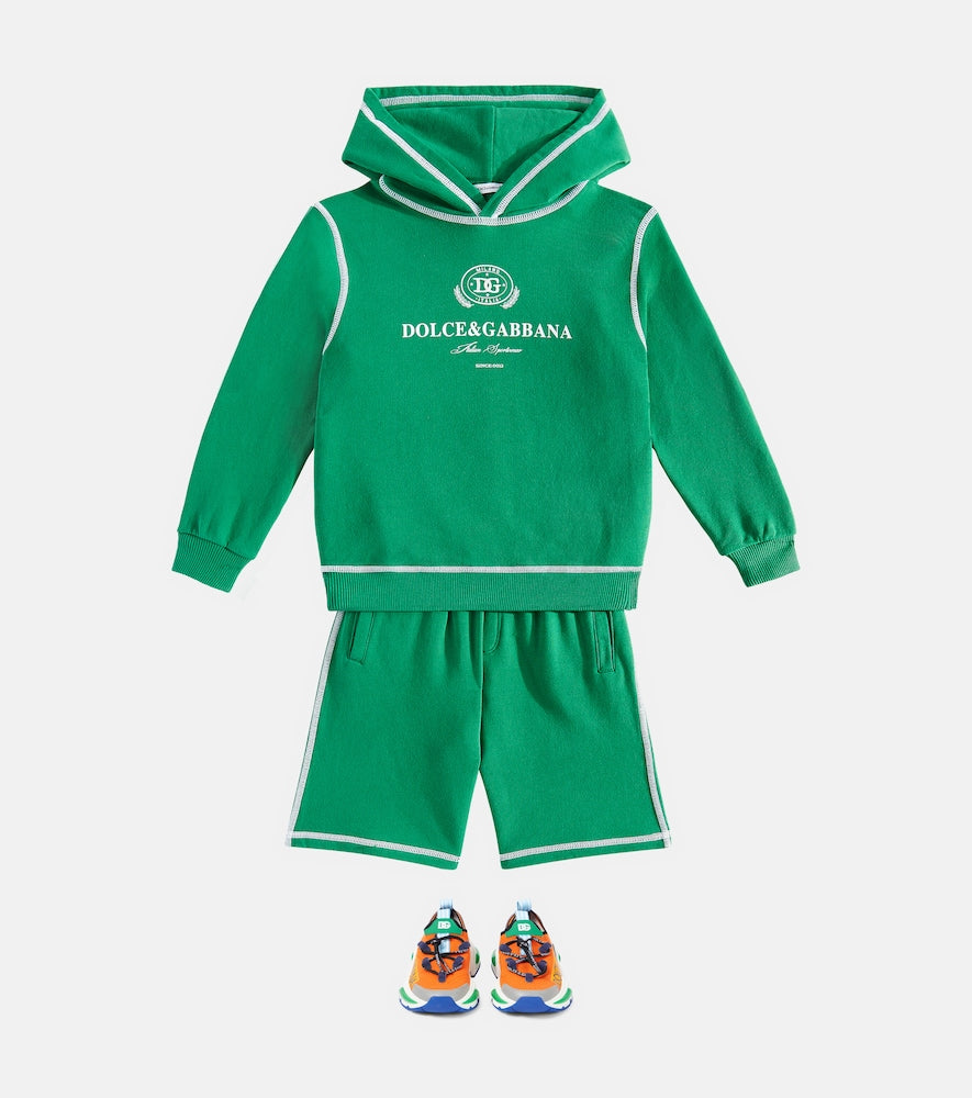 Logo cotton hoodie