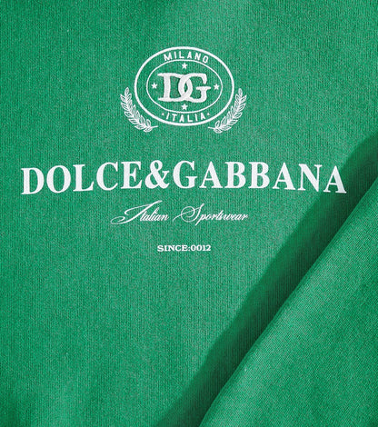 Logo cotton hoodie