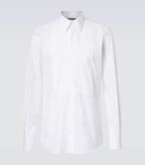 Cotton tuxedo shirt