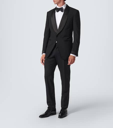 Cotton tuxedo shirt