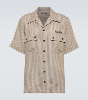 Striped linen shirt
