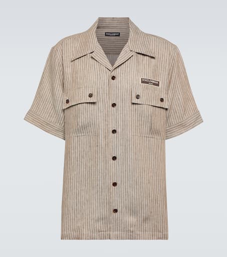 Striped linen shirt