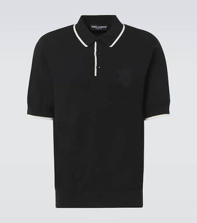 Logo cotton polo shirt