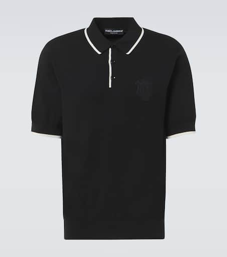 Logo cotton polo shirt