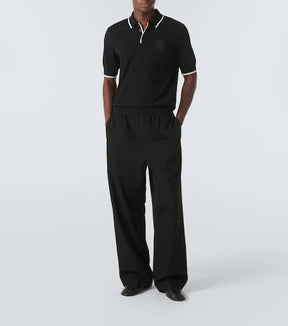 Logo cotton polo shirt