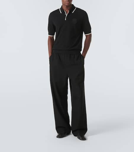 Logo cotton polo shirt