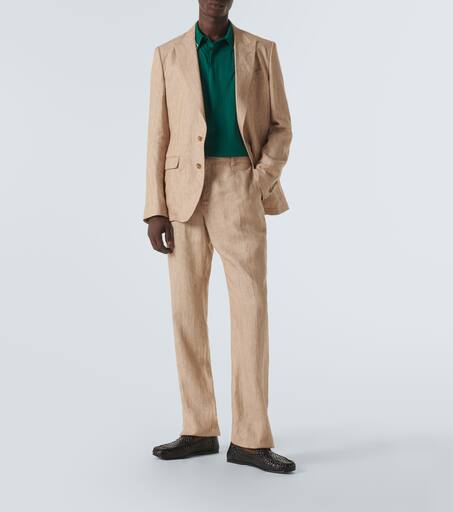 Silk polo shirt