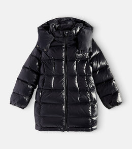 Down-paneled coat