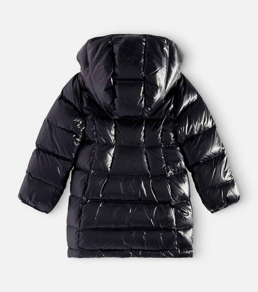 Down-paneled coat