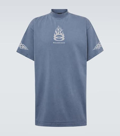 Burning Unity cotton jersey T-shirt