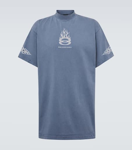 Burning Unity cotton jersey T-shirt