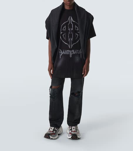Metal BB cotton jersey T-shirt
