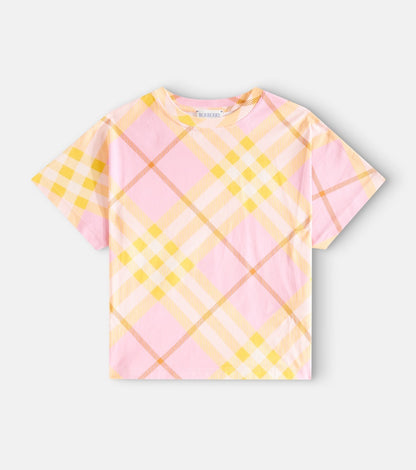 Burberry Check cotton jersey T-shirt