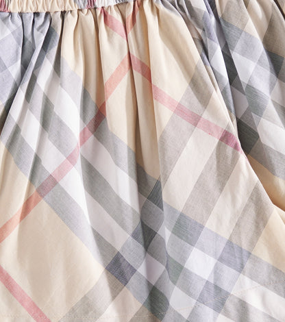 Burberry Check cotton poplin shorts
