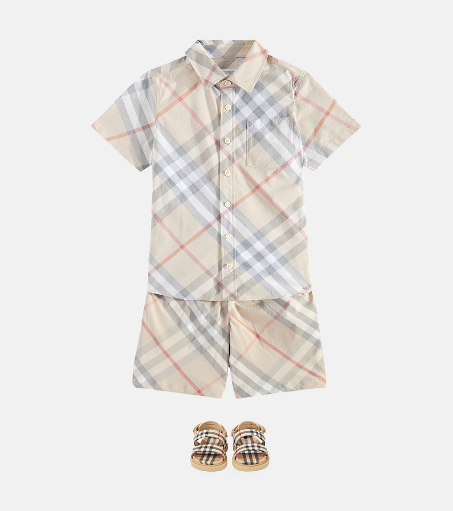 Burberry Check cotton shirt