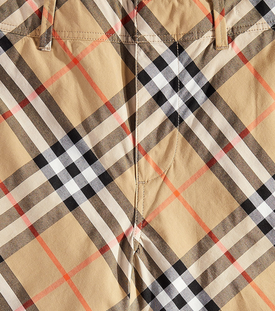 Burberry Check cotton shorts