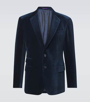 Wool-blend blazer