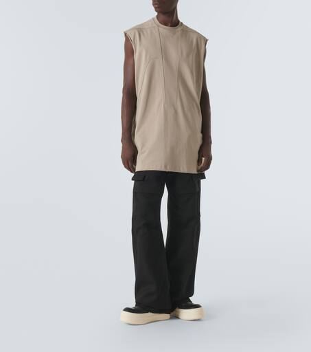 Splintered Tarp cotton jersey tank top