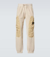 Compass cotton-blend fleece cargo sweatpants