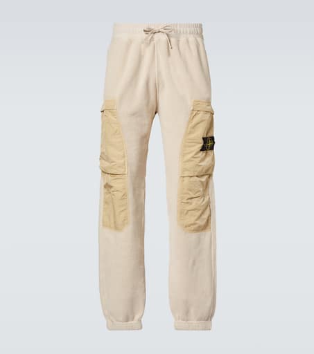 Compass cotton-blend fleece cargo sweatpants