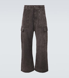 Denim cargo pants