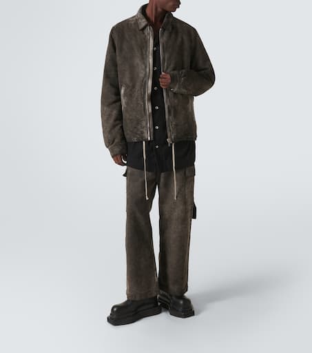 Denim cargo pants