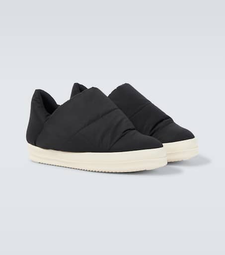 Puffer slip-on shoes