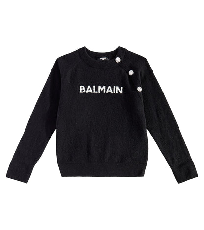 Logo wool-blend sweater