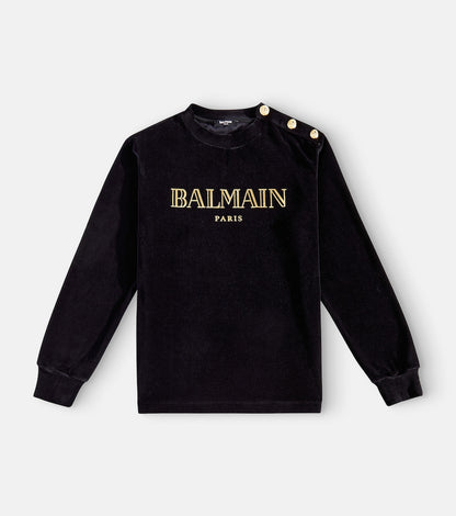 Logo cotton-blend sweatshirt