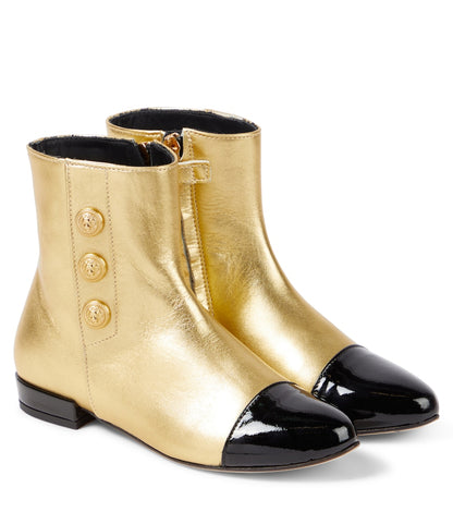 Leather ankle boots