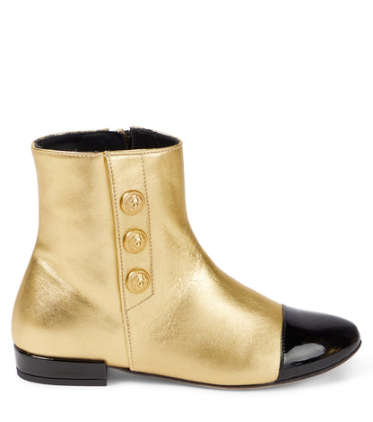 Leather ankle boots