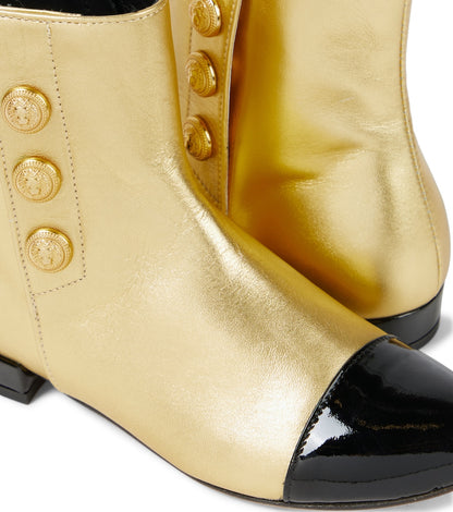 Leather ankle boots