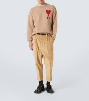 Oversized cotton pants