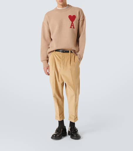 Oversized cotton pants