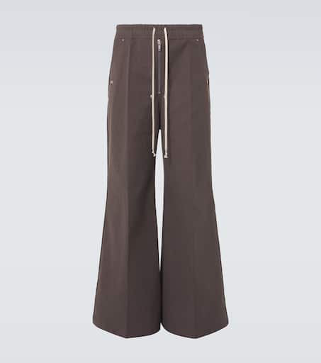Bela cotton wide-leg pants