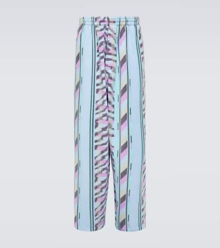 Printed fleece sweatpants