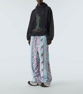 Printed fleece sweatpants