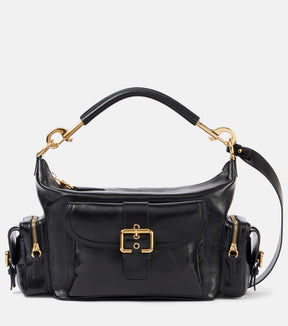 Medium leather camera bag