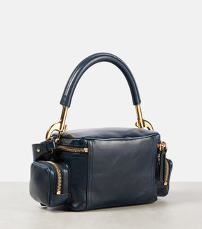 Camera Small leather shoulder bag