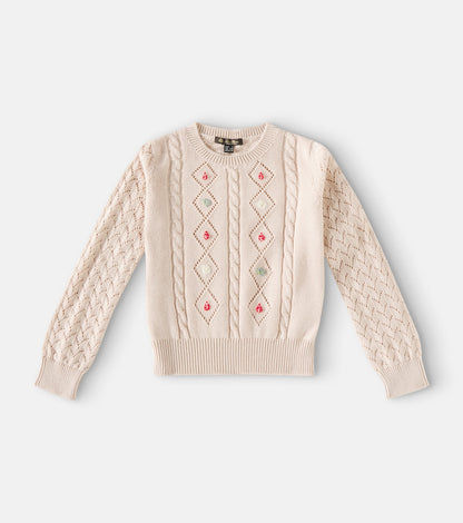 Cotton and cashmere sweater