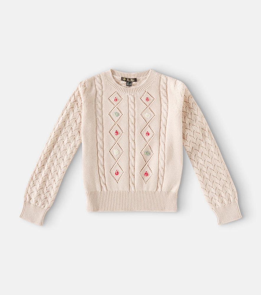Cotton and cashmere sweater